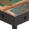 Coffee Table with Casters Solid Reclaimed Wood 100 X 55 X 26 Cm