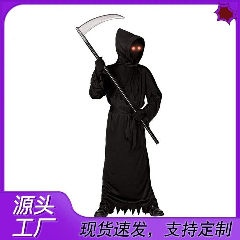 Halloween Mysterious Horror Grim Reaper Dress Up Sickle Dark Messenger Ghost Grim Reaper Play