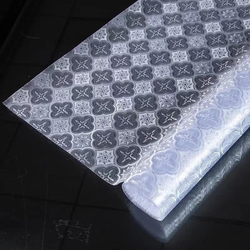 Window Privacy Film Frosted Glass Window Film Static Cling UV Blocking Removable Clings Vinyl Window Coverings for Home