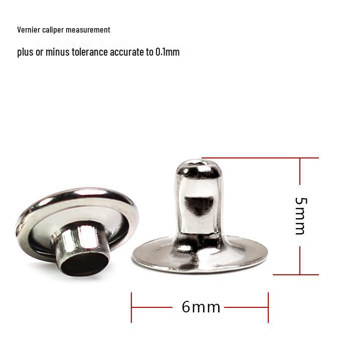 Материалы для рукояти ножа Mother and Son Orange Rivet: Металлические заклепки-пуговицы и штифты для табличек для обувного производства