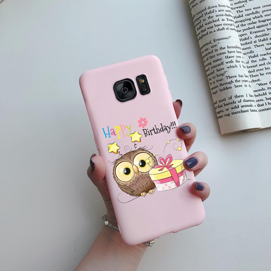 For Samsung Galaxy S6 S7 Edge Case Cute Love Heart Flower Silicone TPU Soft Cases Cover For Samsung S6 S7 S 6 7 Edge Phone Case
