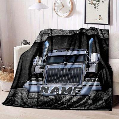 Truck Head Customize Your Name Blanket Warm Comfortable And Soft Blankets Are Suitable For Home Lunch Break Blanket Office Sofa Sofa Gift To Relatives