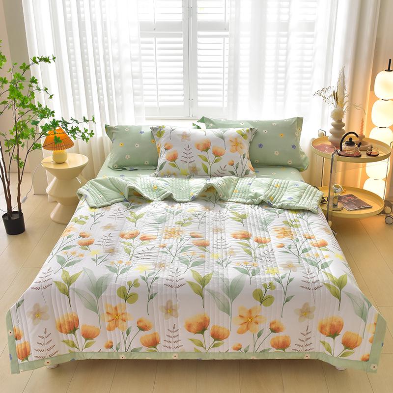 Summer Cotton Air Conditioning Quilt - Washable, Cool & Perfect for Gifting
