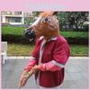 Klassische Latex-Pferdekopfmaske für unvergessliche Halloween-Partys und Veranstaltungen