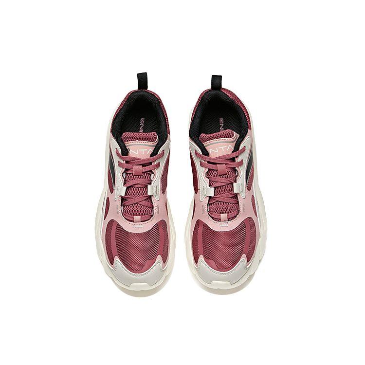 Anta Running Collection Low Top Running Shoes Women's Red Pink White 12945567-3