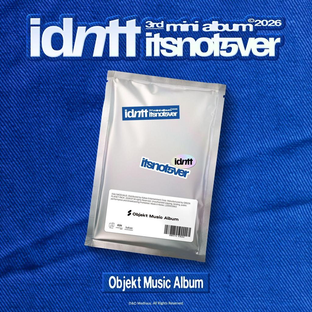 [Pre-order] Idntt [itsnotover] Objekt Music Ver. 3rd Mini Album + Free Gift