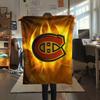 Montreal Canadiens2 Flannel Blanket, High Quality Comfortable for All Seasons, Home Decor, Warmth and Comfort