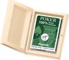Piatnik Playing Cards Poker Plastic 1 Deck In A Wooden Box