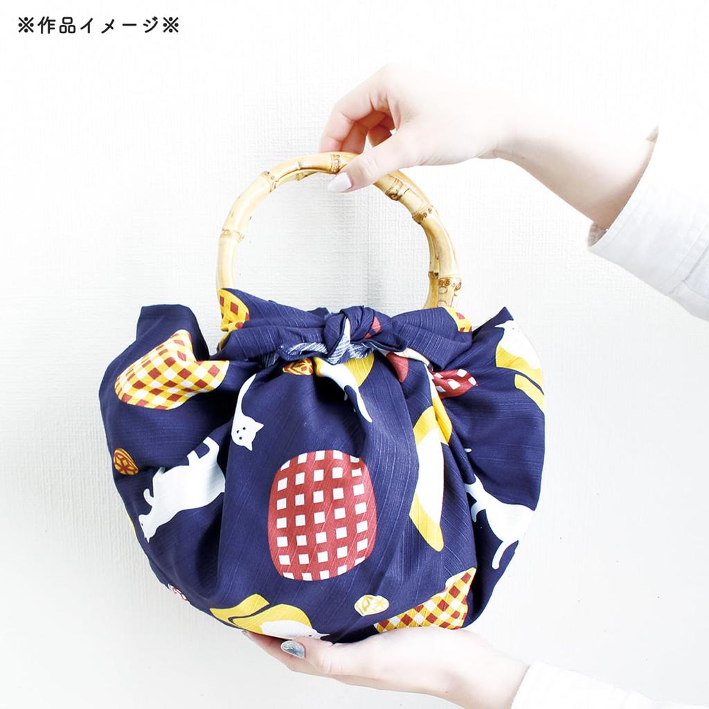 Kenema Miyamoto Towel Miyamoto Furoshiki No O Japanese Sweets 6330 70x70cm (Miyamoto-towel) "Okamisan Furoshiki"