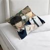 LLost In The CCloud Manga Quadratische Kissenhülle Weiche Dekorative Überwurf-Kissenhülle für Zuhause Sofa Bett