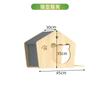 Wooden Cat House Elevated Bed for Cats Wall Mounted Kitten Villa Climbing Shelf for Pets Floating Shelves for Sleeping