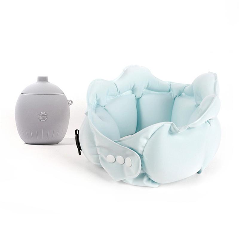 1pc New Inflatable U-shaped Pillow Neck Pillow Neck Support Pillow Travel Pillow Portable Cervical U-shaped Pillow
