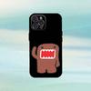 Cute Domo-kun Phone Case For iPhone17,16,15,14,13,12Plus,Pro Max,XS,5G Soft Silicone Black Cover