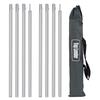 OEING Outdoor Camping 2m Thickened Aluminum Alloy Tarp/Tent Poles (Set of 2)