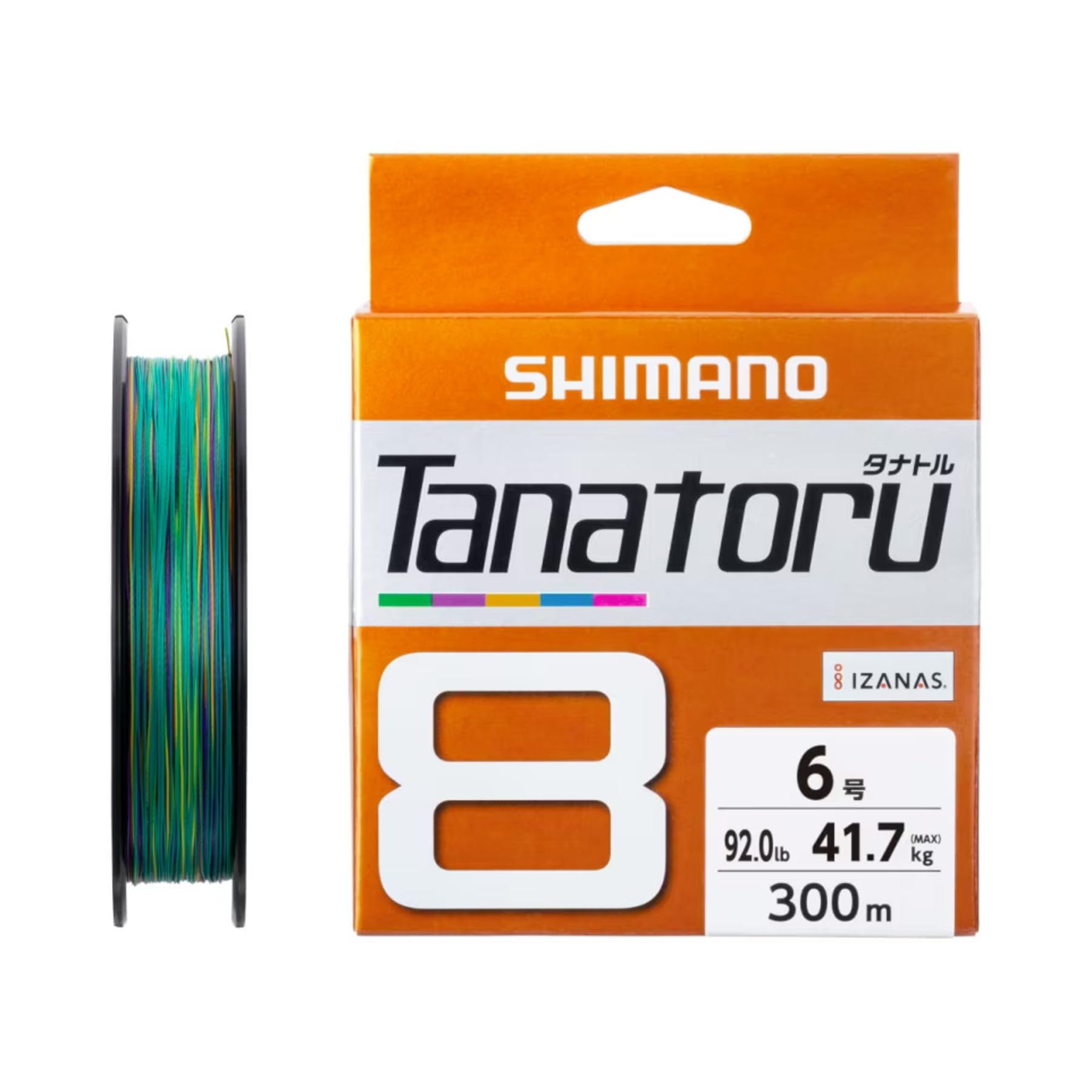 

Shimano PE Line Tanatoru 8 300m 5 Colors PL-F78R #6