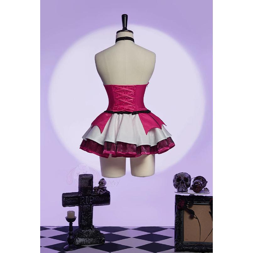 Vampire Draculaura Cosplay Costume Women Sexy Corset Lolita Short Dress Suit Gothic Punk Dress Halloween Carnival Party Clothes