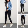 Ircolv WoMen S leggingS Fleece Lined Yoga pantS High waiSt 9 10 Length Black M