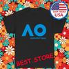 Australian Open AO Tennis Men's Black Size S-5XL