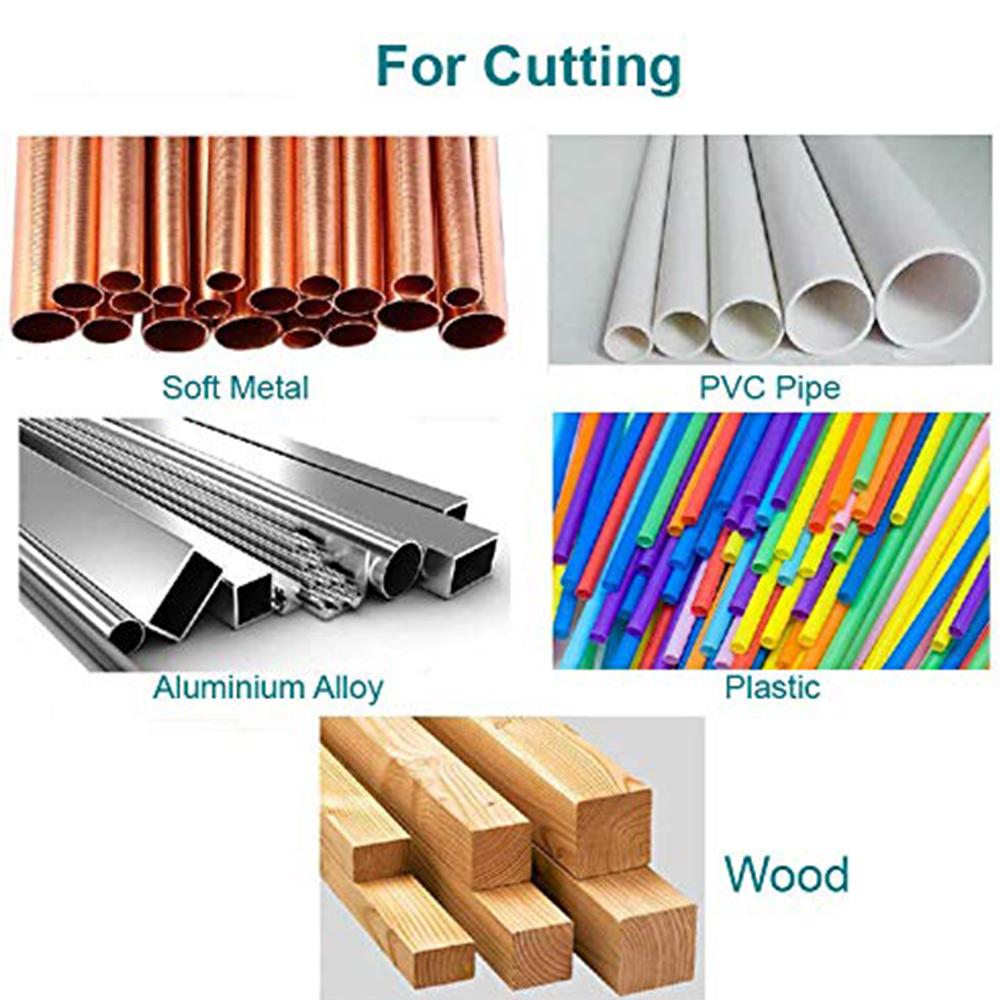 6pcs Circular Saw Blades with Extension Rod Cutting Discs for Wood Plastic Metal