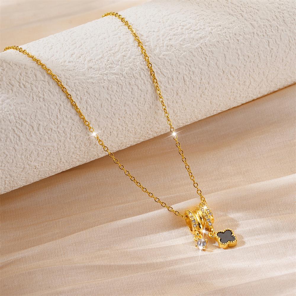 Simple Fashion Titanium Steel Women's Necklace - Non-fading, Luxurious, Versatile, Korean Style Clavicle Chain