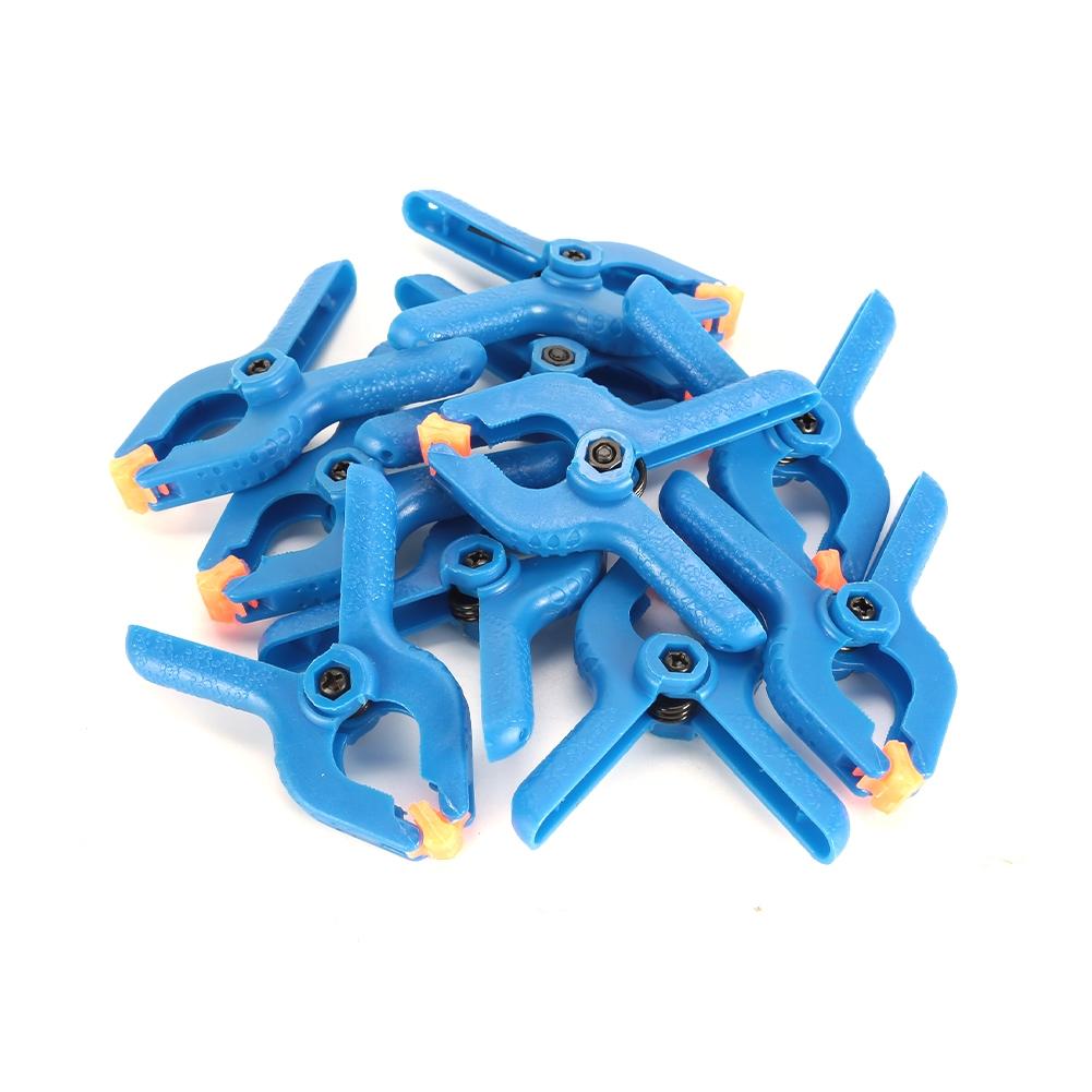 Spring Clamps 10pcs 2 Inch Woodworking Tools Plastic Nylon Grip Cramps