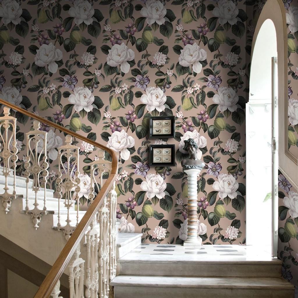 Holden DÃ©cor Pyrus Floral Wallpaper