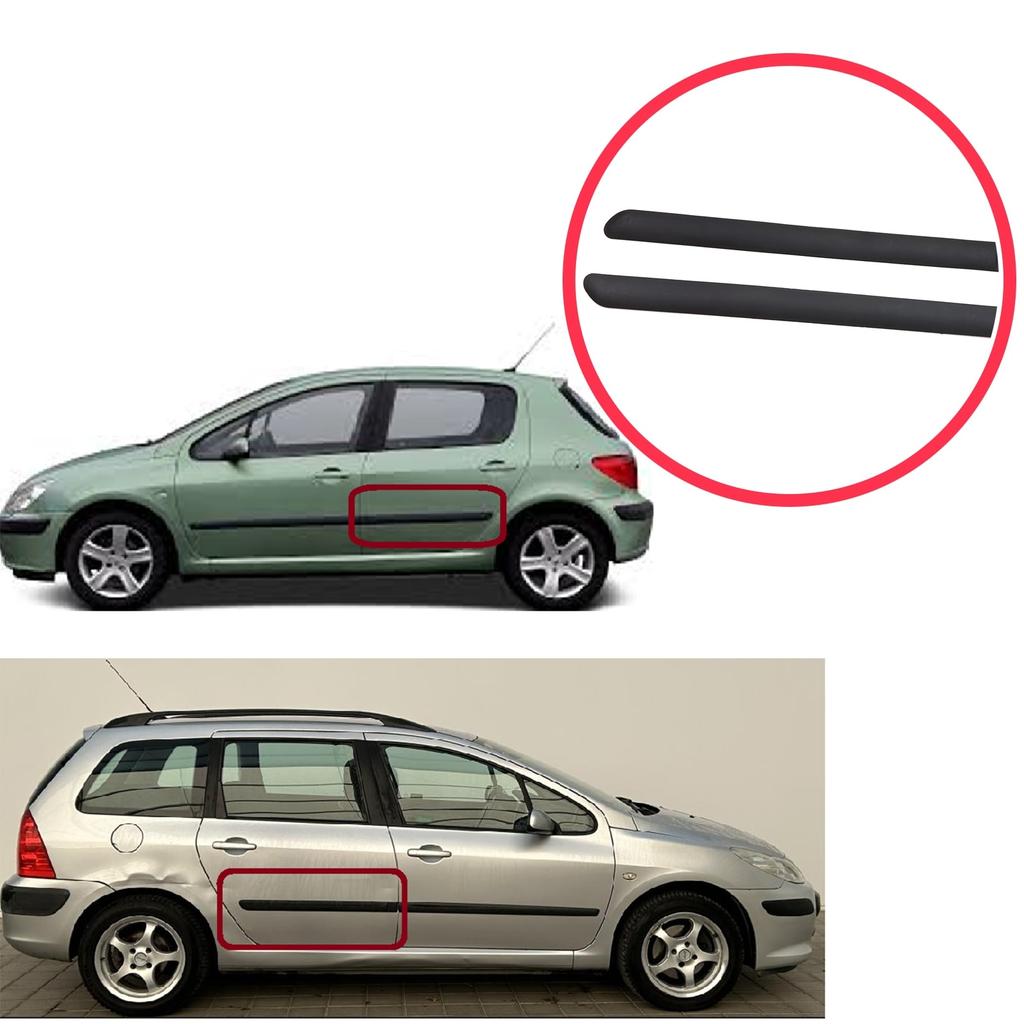 ESP1220 Rear Left Right Side Door Moulding Strip Panel for Peugeot 307 3A/C 3E 3H 2000-2012 4/5 Door 8546H5 8546H6