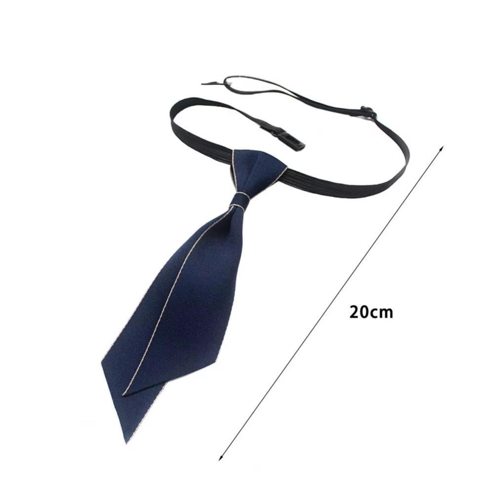 Simple Slim Shirt Bowtie Solid Color Graduation Bow Tie  Women Men Formal Wear Accessory