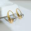 Dainty Flower Stud Earrings for Women Piercing Cartilage Ear Ring Cute Zircon Gold Color Women's Aesthetic Jewelry Gift