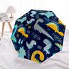 1pc Dino Rawrrr Automatic Open/Close Umbrella, Windproof, Folding Compact Umbrella with Lightweight Design for Women/Men087