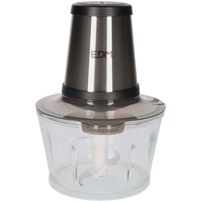 Hachoir - EDM - 350W - Acier inoxydable - 1,8L - Multicolore