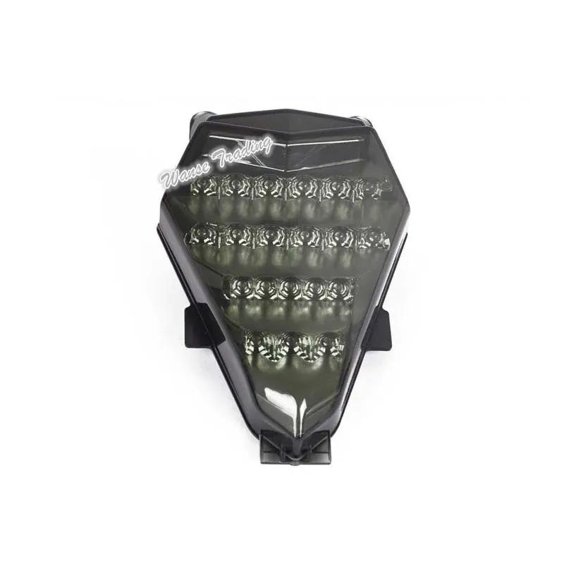 Waase For Yamaha YZF R6 RJ11 2006 2007 Chrome Tail Light Brake Turn Signals Integrated LED Light