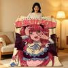 Anime M-My Dress Up Darling Throw High-Density Short Plush Blanket Soft Skin-Friendly for Sofa Nap Air-Conditioned Room