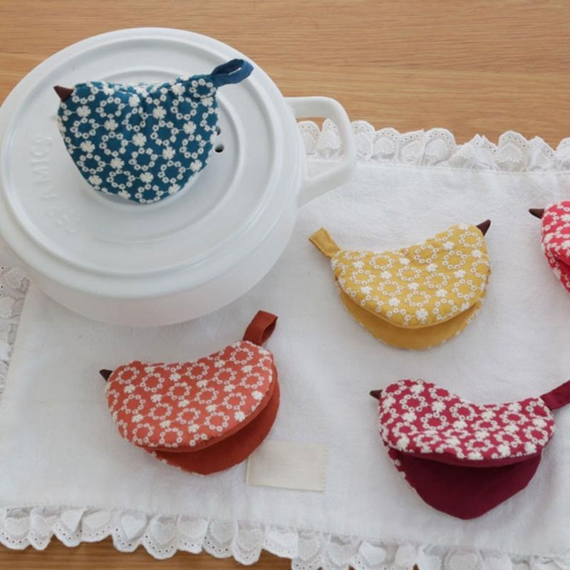 Heat Resistant Cotton Handle Cover For Pot Pan Lid Practical Safe High Temperatures Protections Kitchen Tool