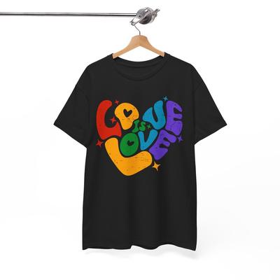 LOVE IS LOVE T-Shirt | LGBTQ+ Rights Tee | Stand for Love