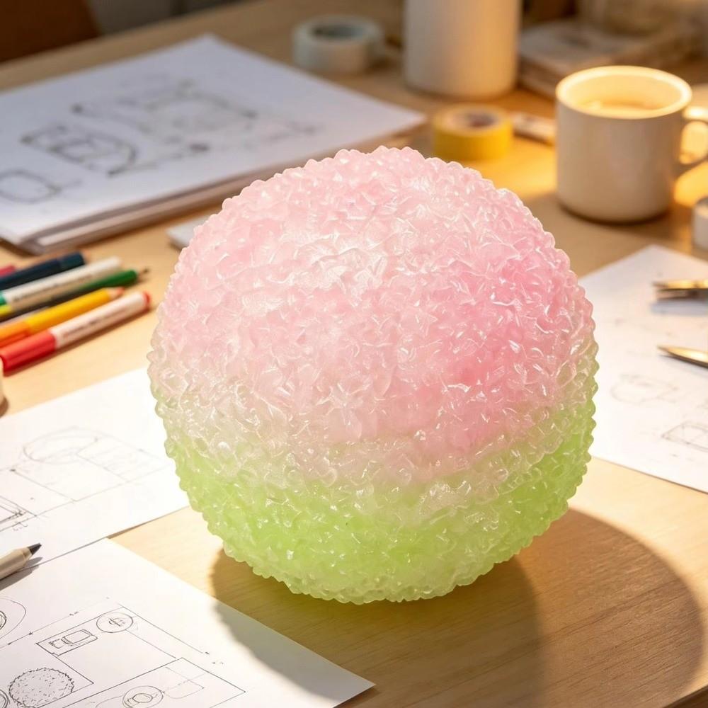 Crinkling Sound Crispy Skin Ball Slow Rebound Squeeze Ball Fidget Toy Cracking Squishy Toy  Relax