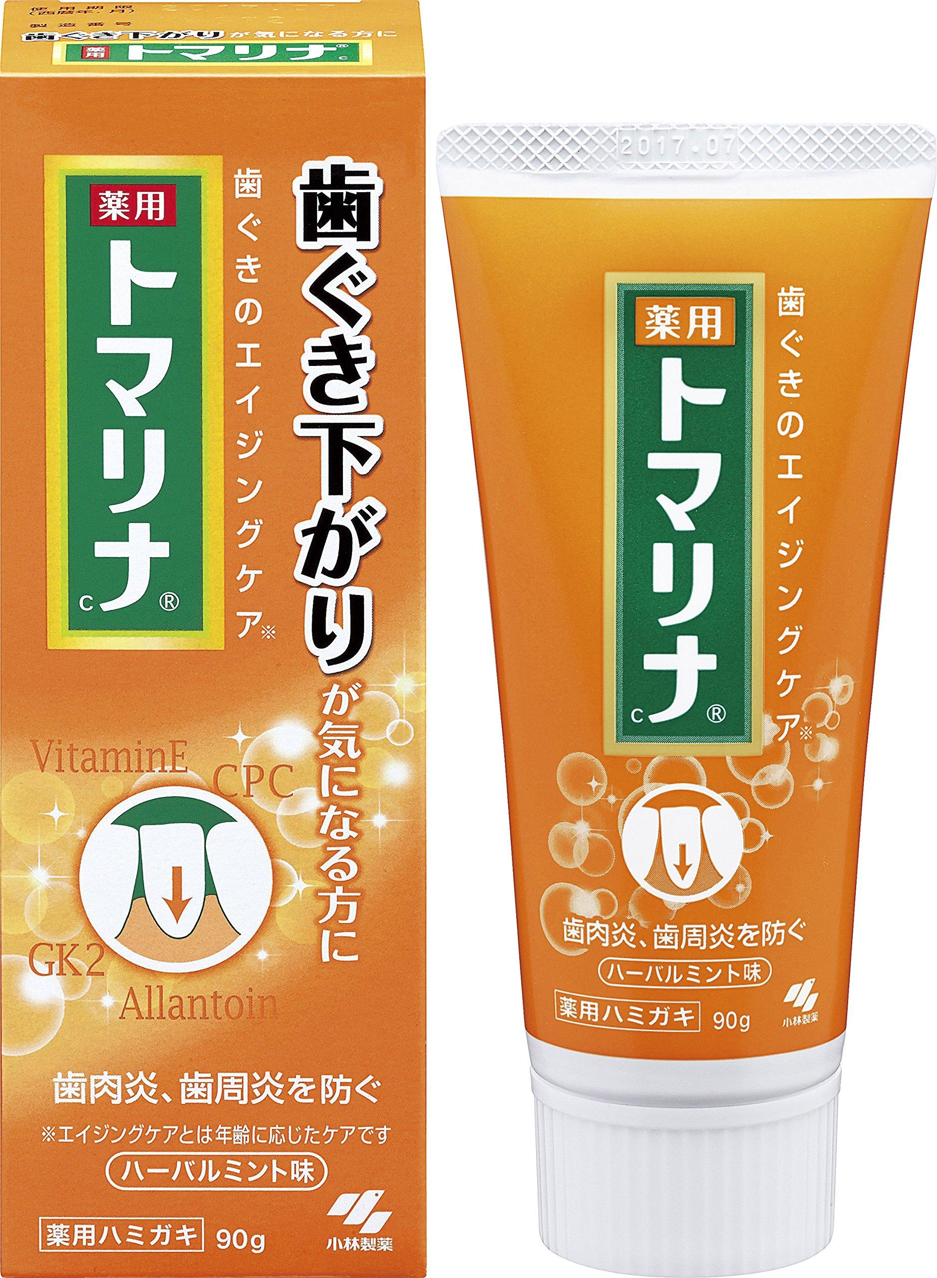 

Tomarina Medicated toothpaste for those concerned about herbal mint 90g gums, scent, [Quasi-drug]