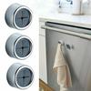 1 PC Push-In Tea Towel Holder Grab Hook Chrome Plated Self-Adhesive Kitchen Cloth Clip Hook Universal Hook