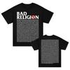 1980 Bad Religion Μπάντα PUNK Hardcore Casual T-shirt Ανδρικό και Γυναικείο Πολυτελής Μάρκα Κορυφή
