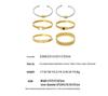 18K Gold-Plated Stainless Steel Geometric Bracelet with 5A Zircon Inlay