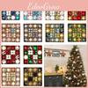Elegant 44 Piece Assorted Christmas Ornaments In Vibrant Colors For Holiday Cheer