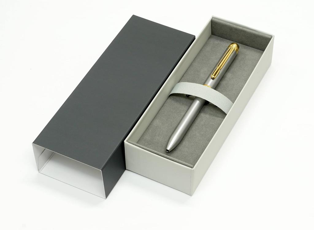 Made in Metal Rotating Ball Super Premium Silver Japan, & Sharpie, Gold, Boxed, K7-777-1-S