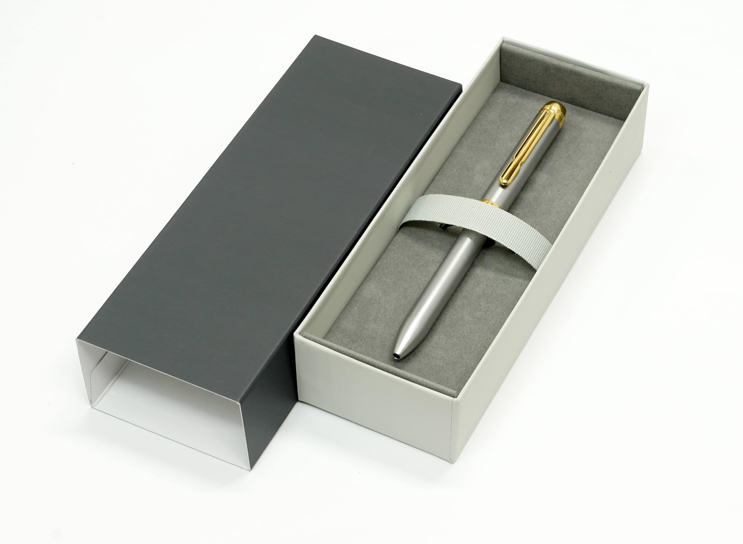 

Made in Metal Rotating Ball Super Premium Silver Japan, & Sharpie, Gold, Boxed, K7-777-1-S