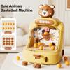 Cartoon Tier Basketballwurfspiel mit Punkteanzeige Mini Basketballwurf Arcade-Maschine Tischplatte Dinosaurier Bär Basketballkorb Spielzeug