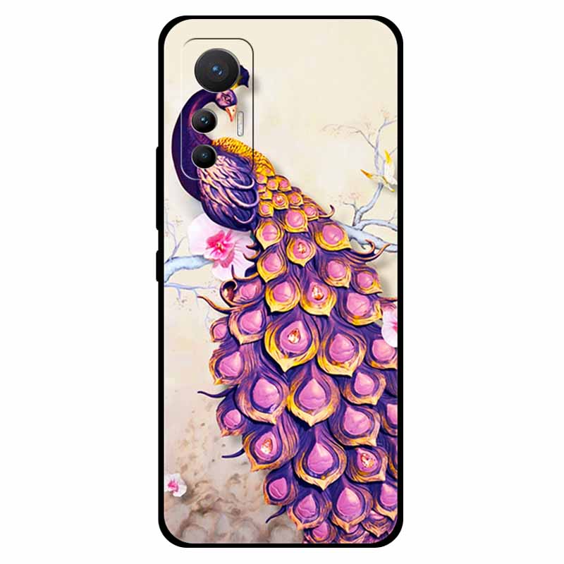 

For Xiaomi 12 12X Case Soft Silicone Cat Lion Shockproof Luxury Cover For Xiaomi Mi 12 12x Cases Bumper for Xiaomi12 Mi12 TPU Xiaomi 12 12X