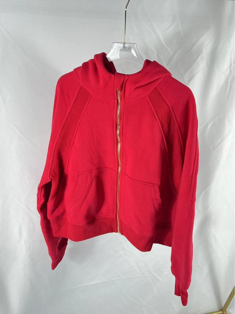 Women's Casual Cotton Zipper Hoodie - Autumn/Winter Yoga & Fitness Wear