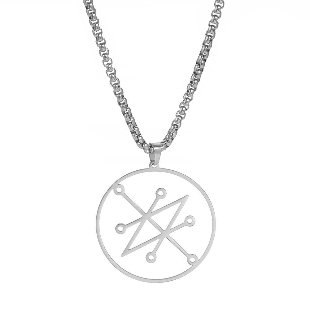 

Ожерелье с подвеской в виде полой головы льва из нержавеющей стали с классическими элементами из животных, ожерелье для женщин и мужчин, подарки