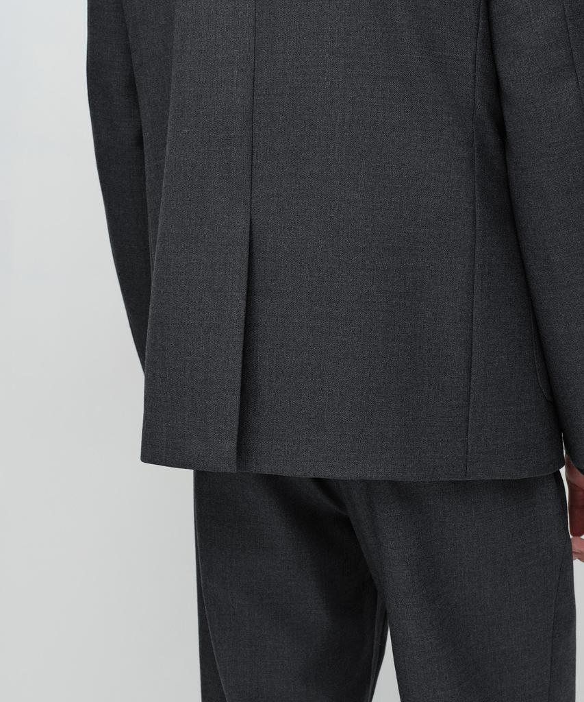 MUSINSA STANDARD [City Workers] Wool Blend Blazer [Charcoal Grey]