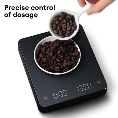 Bilancia da caffè con timer Display digitale LED Mini bilancia elettronica per espresso e caffè pour over Superficie impermeabile