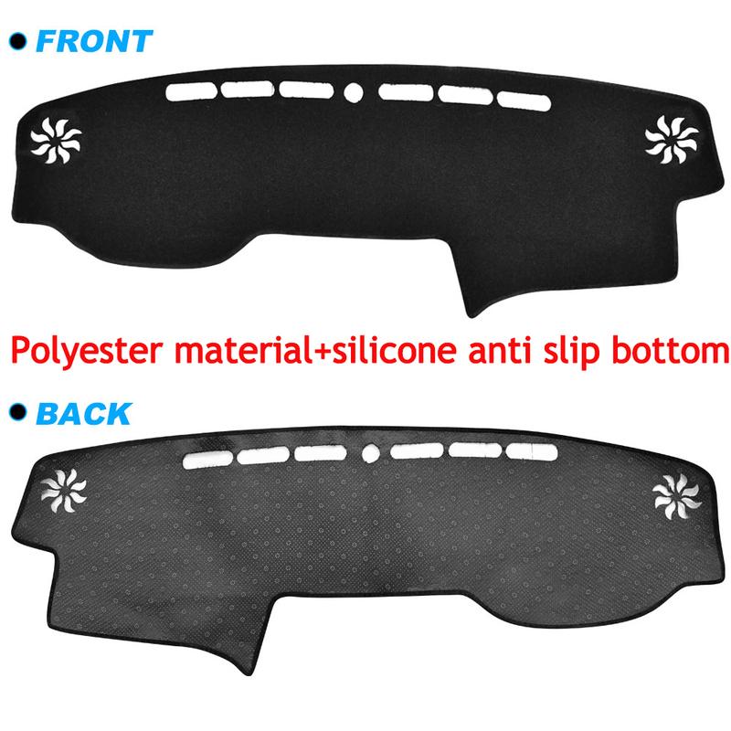 Dashboard Cover Mat for Toyota 4Runner 2010- LHD Dash Cover Sunshade Glare UV Rays Non-slip Protector Carpet Car Accessories